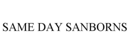 SAME DAY SANBORNS trademark