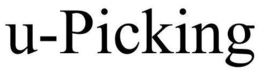 U-PICKING trademark