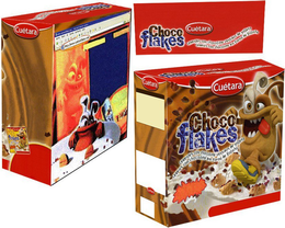 CUETARA CHOCO FLAKES CEREALES CON CHOCOLATE VESTIDOS DE GALLETA CEREAIS COM CHOCOLATE EM FORMA DE BOLACHA trademark