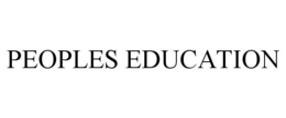 PEOPLES EDUCATION trademark