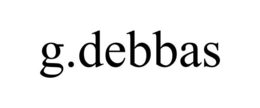 G.DEBBAS trademark