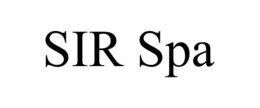 SIR SPA trademark
