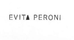 EVITA PERONI trademark