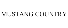 MUSTANG COUNTRY trademark