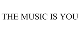 THE MUSIC IS YOU trademark