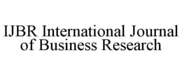 IJBR INTERNATIONAL JOURNAL OF BUSINESS RESEARCH trademark