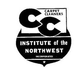 CC CARPET CLEANERS INSTITUTE OF THE NORTHWEST INCORPORATED trademark