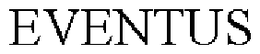 EVENTUS trademark