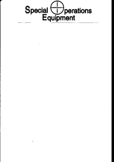 SPECIAL OPERATIONS EQUIPMENT trademark