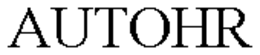 AUTOHR trademark