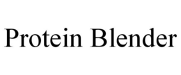 PROTEIN BLENDER trademark