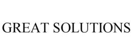 GREAT SOLUTIONS trademark