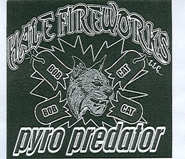 HALE FIREWORKS LLC PYRO PREDATOR BOB CAT trademark