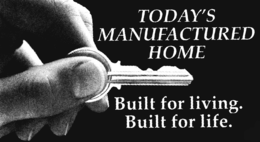 TODAY'S MANUFACTURED HOME BUILT FOR LIVING. BUILT FOR LIFE. trademark
