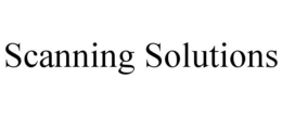 SCANNING SOLUTIONS trademark