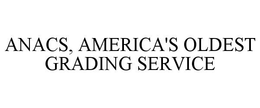 ANACS, AMERICA'S OLDEST GRADING SERVICE trademark