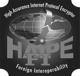 HAIPE FI  HIGH ASSURANCE INTERNET PROTOCOL ENCRYPTOR FOREIGN INTEROPERABILITY trademark