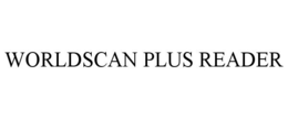 WORLDSCAN PLUS READER trademark