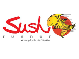 SUSHI RUNNER WHO SAYS FAST FOOD ISN'T HEALTHY! trademark