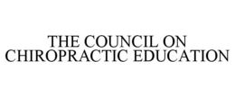 THE COUNCIL ON CHIROPRACTIC EDUCATION trademark