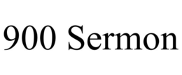 900 SERMON trademark