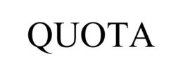 QUOTA trademark