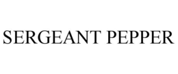 SERGEANT PEPPER trademark