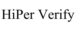 HIPER VERIFY trademark