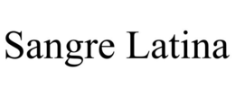 SANGRE LATINA trademark