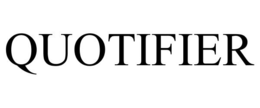 QUOTIFIER trademark