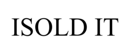 ISOLD IT trademark