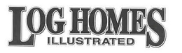 LOG HOMES ILLUSTRATED trademark