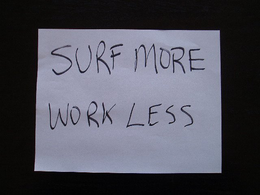 SURF MORE WORK LESS trademark