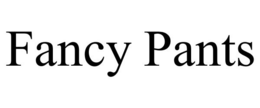 FANCY PANTS trademark