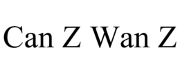 CAN Z WAN Z trademark