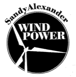 SANDY ALEXANDER WIND POWER trademark