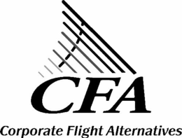 CFA CORPORATE FLIGHT ALTERNATIVES trademark