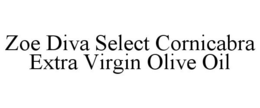 ZOE DIVA SELECT CORNICABRA EXTRA VIRGIN OLIVE OIL trademark