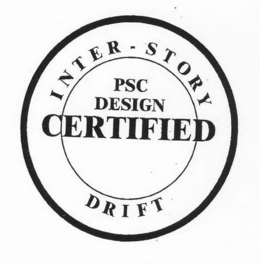INTER-STORY DRIFT PSC DESIGN CERTIFIED trademark
