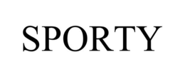 SPORTY trademark