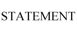 STATEMENT trademark