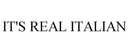 IT'S REAL ITALIAN trademark