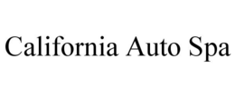 CALIFORNIA AUTO SPA trademark