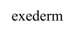 EXEDERM trademark