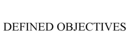 DEFINED OBJECTIVES trademark