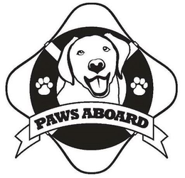 PAWS ABOARD trademark