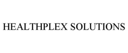 HEALTHPLEX SOLUTIONS trademark