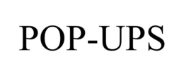 POP-UPS trademark
