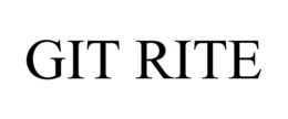 GIT RITE trademark