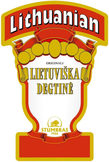 LITHUANIAN ORIGINALI LIETUVISKA DEGTINE STUMBRAS 1906 trademark
